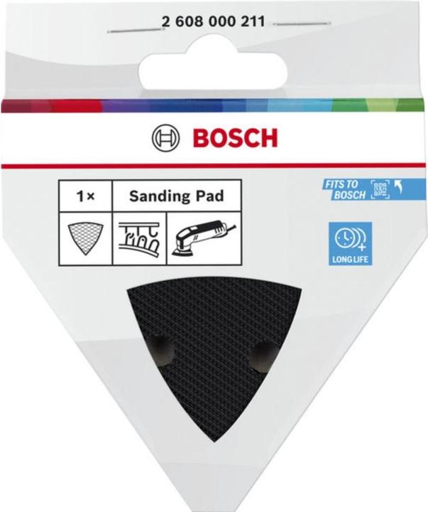Actual product image Bosch Professional Zubehör Grinding plate for triangular grinder, GDA 280 E PDA 180 PDA 180 E PDA 240 E