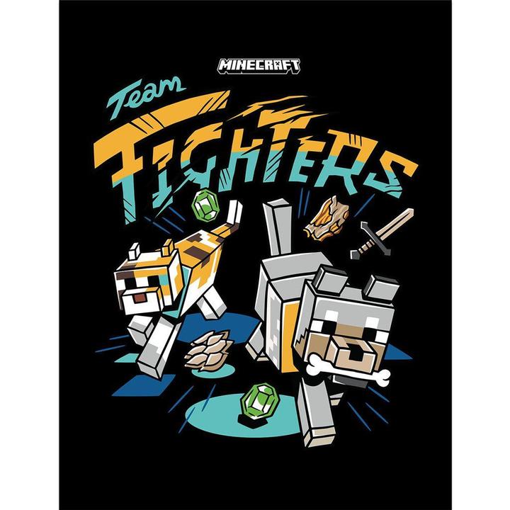 Actual product image Minecraft Team Fighters Printed Framed Poster