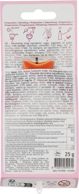 Actual product image FunCakes Schokoladenstift Orange