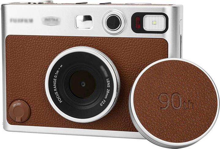 Image du produit JJC LC IME Bouchon d'objectif marron pour Fuji instax mini EVO