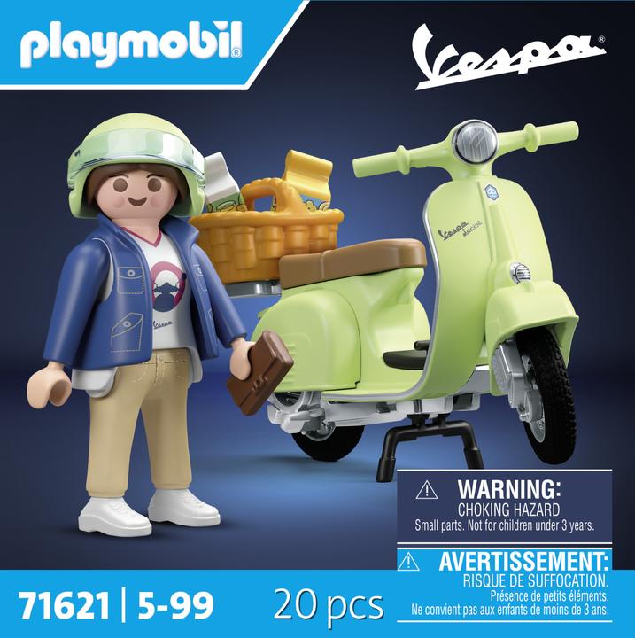 Actual product image Playmobil 1969 Vespa 150 Sprint Veloce (71621, Playmobil City Life)