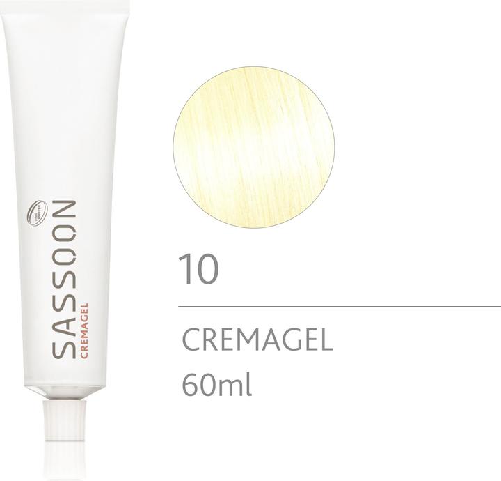 Produktbild Sassoon Haarpflege Farbcreme Gel Nr. 10 Extra Hellblond 60 Ml (Extra Hellblond)