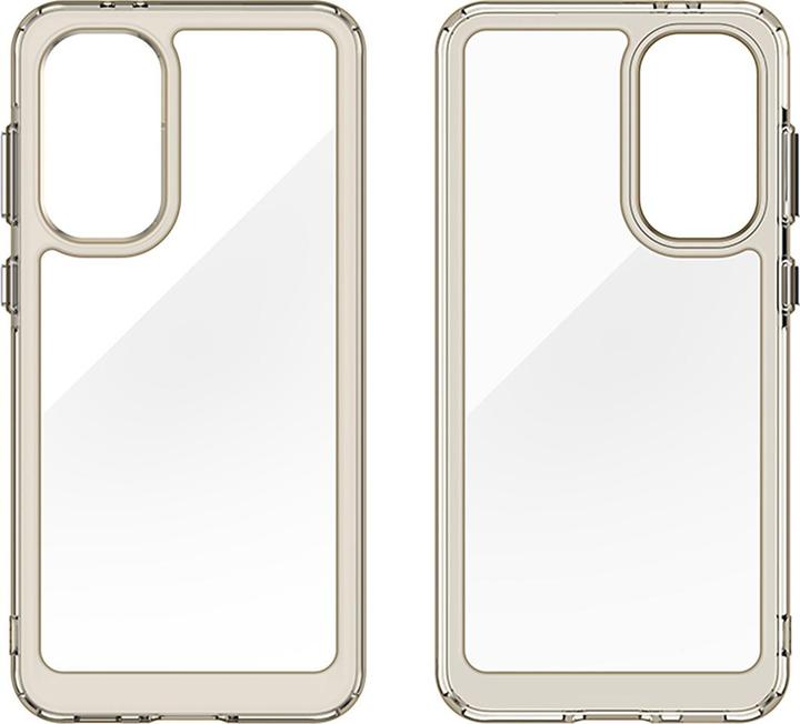 Produktbild Hurtel Outer Space Case für Samsung Galaxy A36 Cover mit flexiblem Rahmen - Halbtransparent, Schwarz (Samsung Galaxy A36)