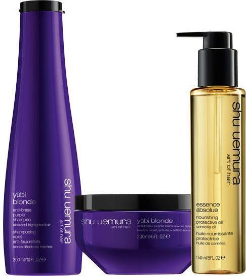 Shu Uemura yūbi blonde Cool Platinum Blonde Set (Hair care set)