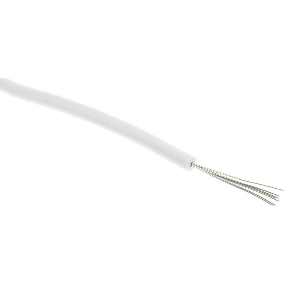 Rs Pro, Kabelleitung, UL3239 Hook-up wire 22AWG White 100m (100 m)