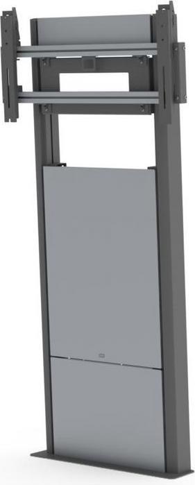 Actual product image SMS Presence - LCD display stand - lockable - aluminum, anthracite - B