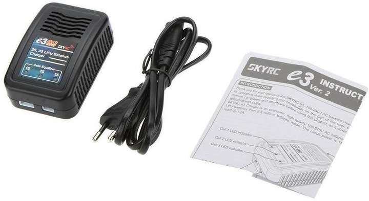 Actual product image SkyRC charger e3 lipo 2-3s 1,2a
