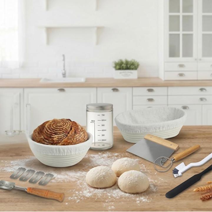 Produktbild Sauerteig-Starter-Set mit Gärkörbchen