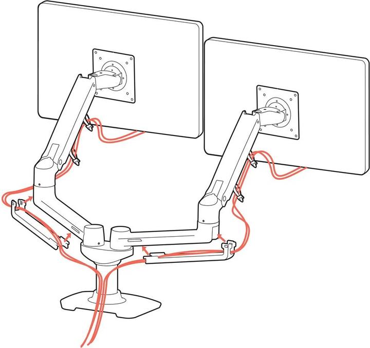 Actual product image Ergotron LX Dual (Table, 27", 9 kg)