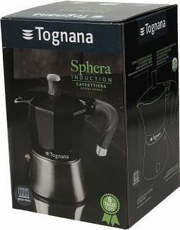 Immagine prodotto Tognana Porcellane WS43003SPHA, Moka, 0,18 l, Nero, Argento, Alluminio, 3 tazze, Sphera (3 T.)