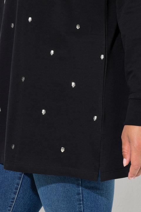 Produktbild Angel of Style Sweatshirt, Metall-Totenköpfe, Langarm (48)