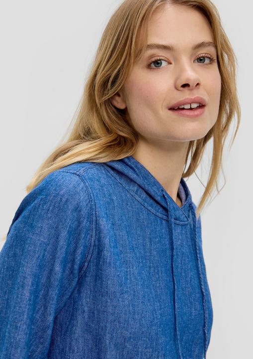 Immagine prodotto S.Oliver Bluse Blusen-Hoodie in Denim-Optik (44)