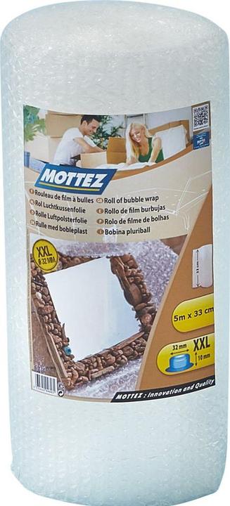 Produktbild Mottez Luftpolsterfolie 10m x 33 cm Polyethylen