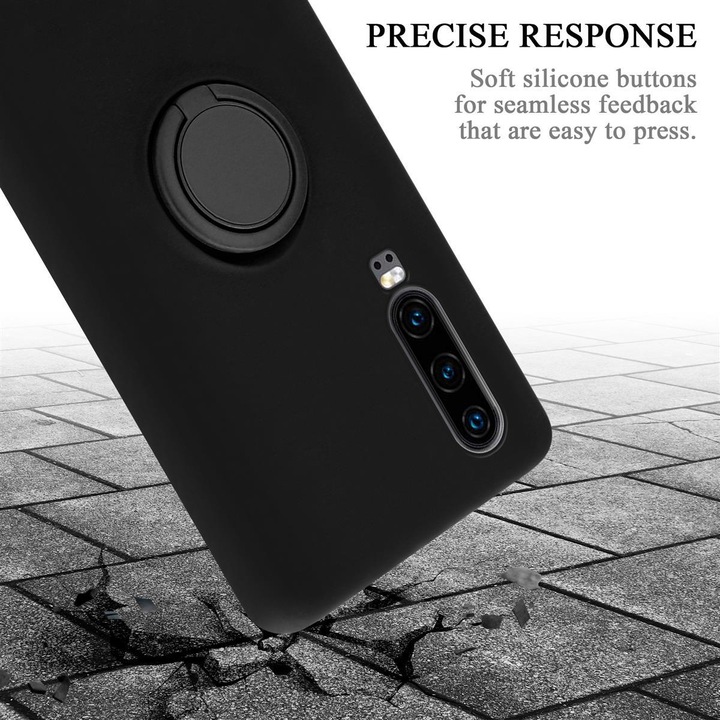 Actual product image Cadorabo TPU Liquid Ring Silicone Case Cover (Huawei P30)