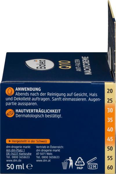 Image du produit dm Balea Q10 anti-rides (50 ml, Crème de nuit)