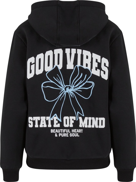 Immagine prodotto Miss Tee Felpa con cappuccio Good Vibes Bow Ladies - 179957 (M)