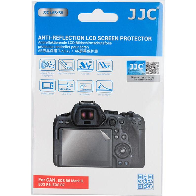 JJC LAR R6 Anti Reflection LCD Screen Protector (Canon EOS R6 Mark II, Canon EOS R6, Canon EOS R7) (Displayschutz), Kame...