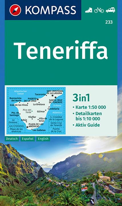 Immagine prodotto Mappa Tenerife con bussola