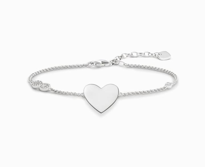 Immagine prodotto Thomas Sabo Bracciale Cuore con infinito (19.50 cm, Argento 925)