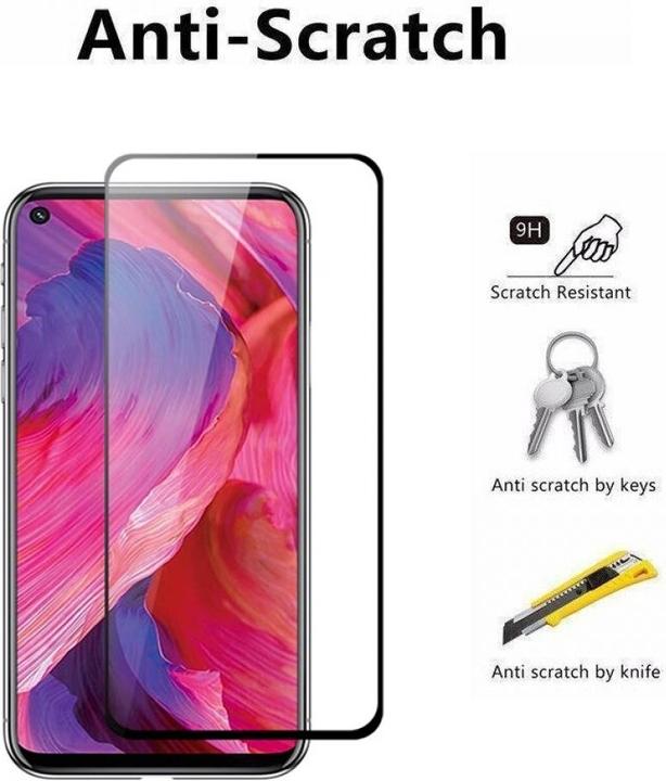 Produktbild Screenguard Oppo A54 5G Full Screen Panzerglas Schutzfolie 2.5D 9H (1 Stk., Oppo A54 5G)