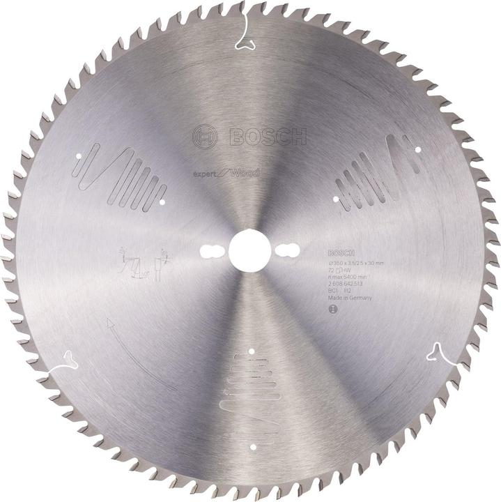 Produktbild Bosch Professional Zubehör Kreissägeblatt Expert for Wood, 350 x 30 x 3,5 mm, 72