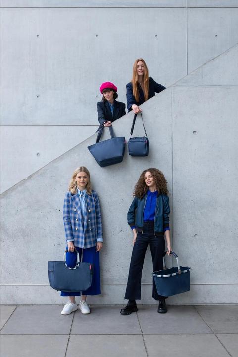 Produktbild reisenthel Einkaufskorb Loopshopper L Herringbone Dark Blue