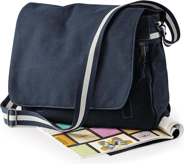 Actual product image Quadral Vintage Canvas Despatch Bag - 14 Litres