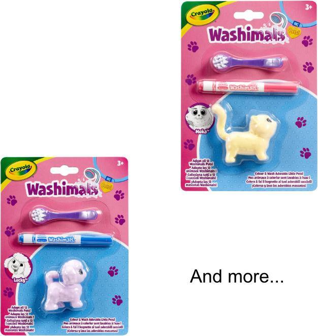 Actual product image Crayola Washimals pet ass