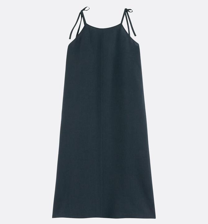 Actual product image La Redoute Collections Langes ausgestelltes Leinenkleid (L)