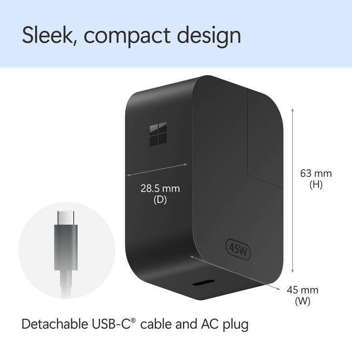 Image du produit Microsoft Surface 45W Netzteil (45 W)