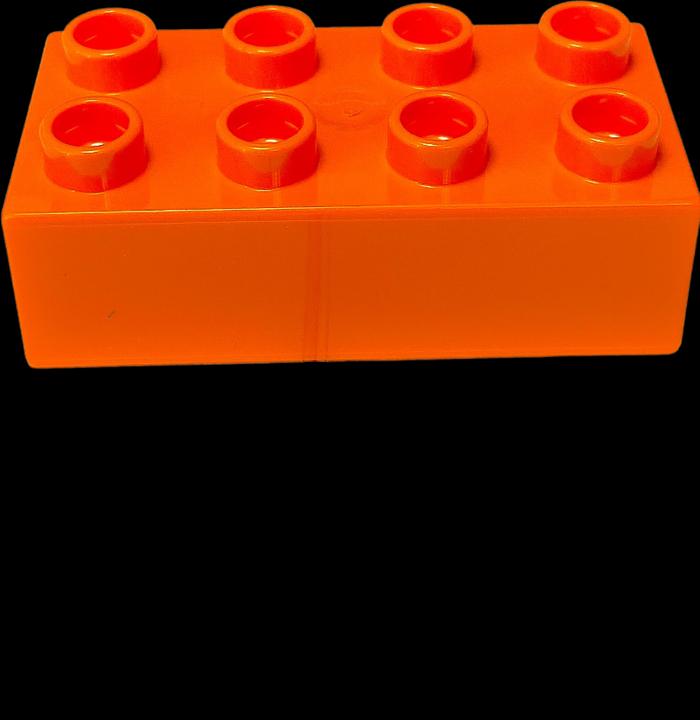 LEGO Duplo 2x4 Steine Orange - 50 Stück - Grundbausteine 3011 NEU (3011)