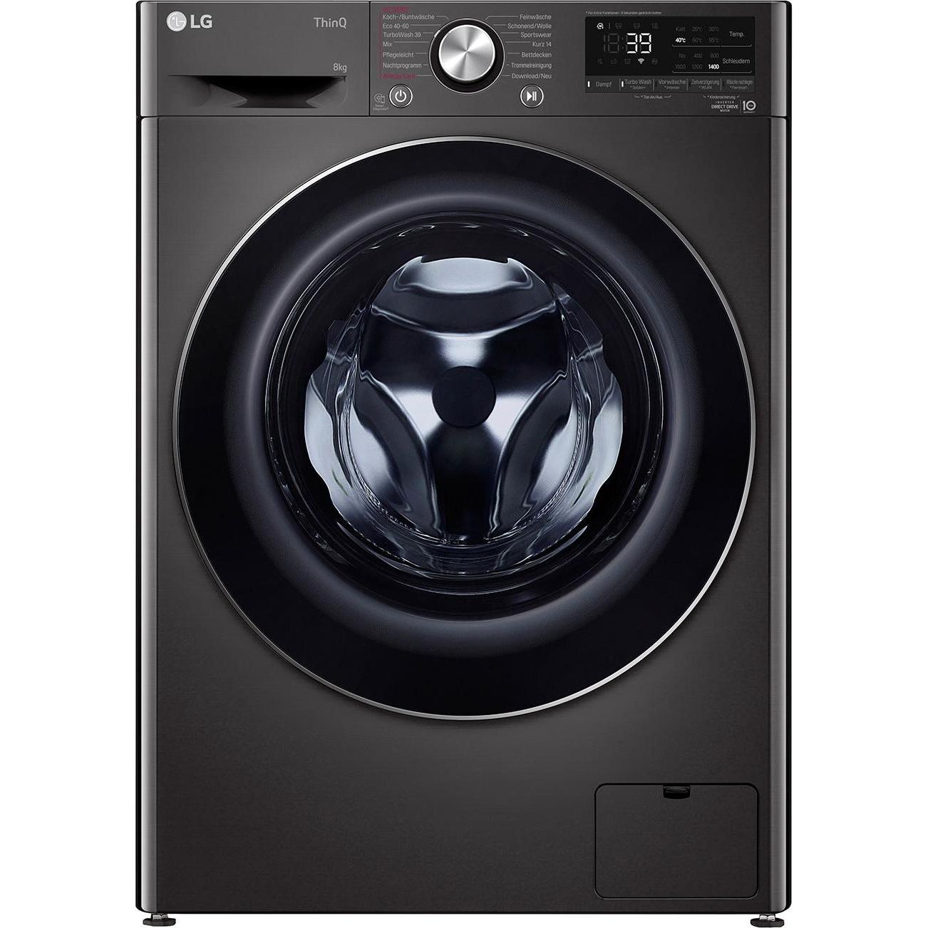 Thumbnail - LG F4WV708P2BA, Waschmaschine, Schwarz
