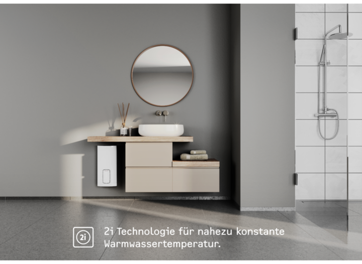 Produktbild Stiebel Eltron HDB-E 11/13 Trend Elektronischer Durchlauferhitzer nahezu konstante Temperatur dank 2i Technologie