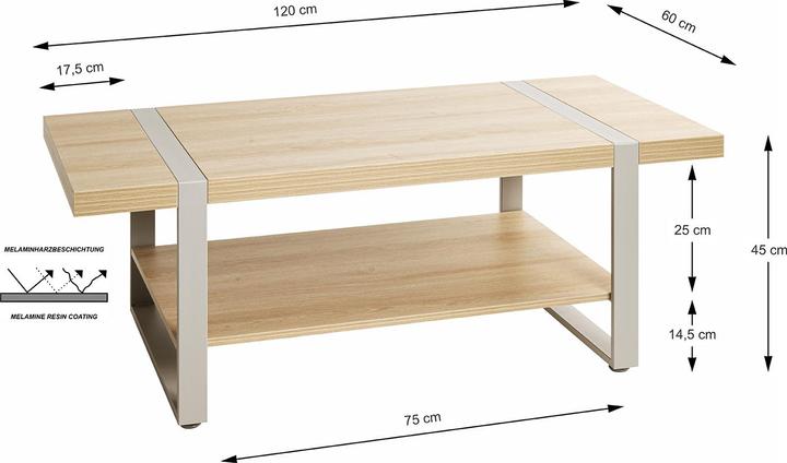 Actual product image HAKU Möbel Couchtisch