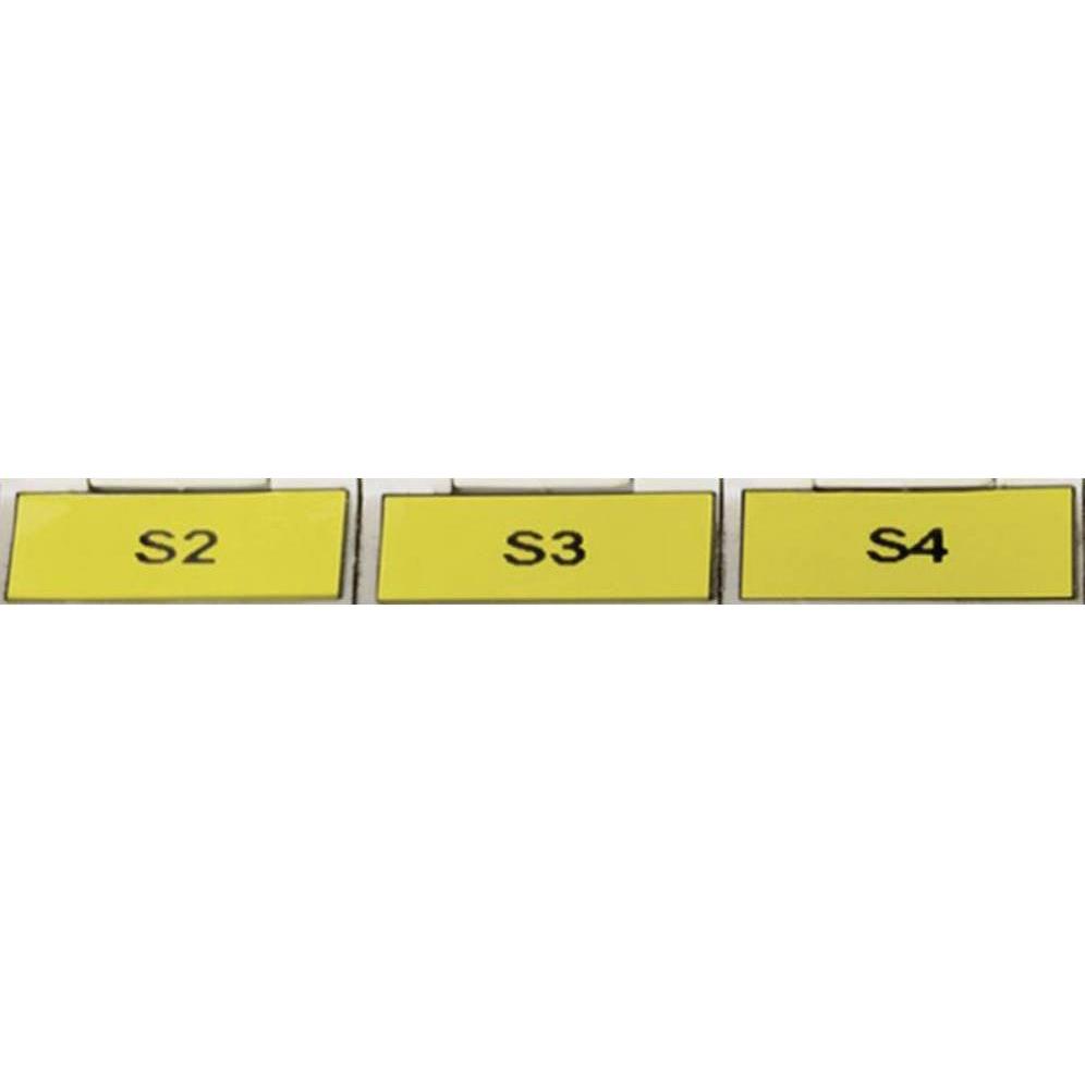 HellermannTyton, Etiketten, 594-11102 TAG121LA4-1102-YE Kabel-Etikett Helatag 20 x 8 mm Farb