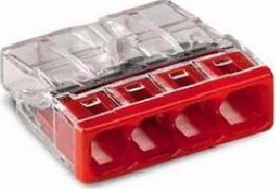 Produktbild Wago 4 Conductor Compact Pushwire Connector