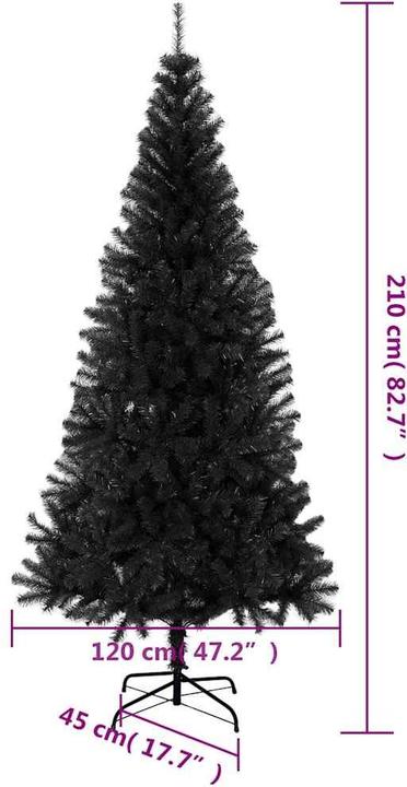 Produktbild vidaXL Künstlicher Weihnachtsbaum (210 cm)
