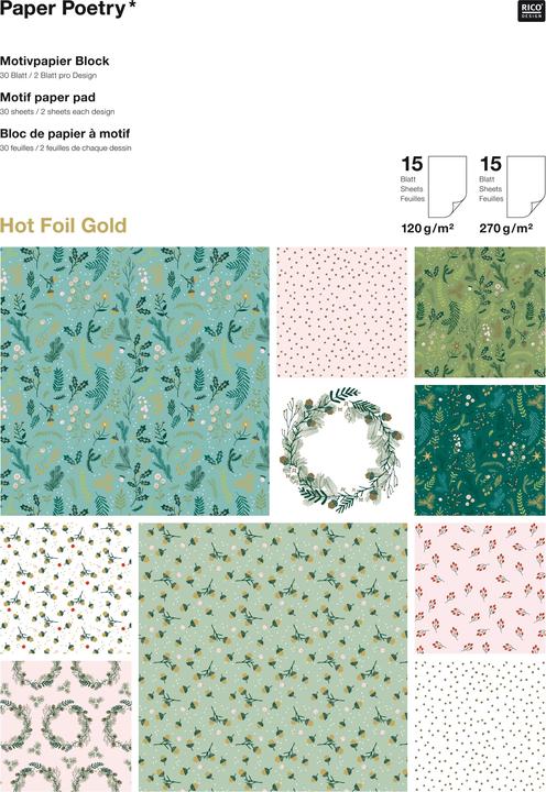 Produktbild Rico Design Classical Christmas (150 g/m², 30 x)