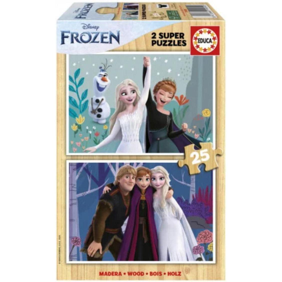 Disney Frozen Set mit 2 Puzzeln (25 Teile)