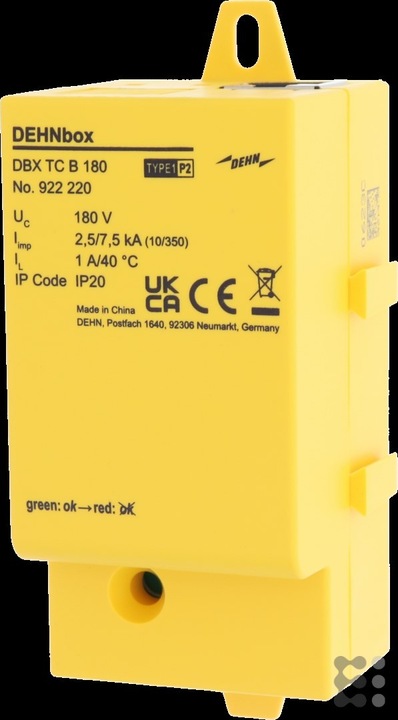 Produktbild Dehn 922220 DBX TC B 180 DBX TC B 180 Blitzstromableiter DEHNbox