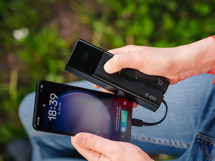 Actual product image Tracer POWERBANK QUANT 10000MAH 100W PD+QC (10000 mAh, 100 W, 37 Wh)