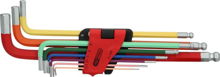 KS Tools Winkelstiftschlüssel-Satz extralang