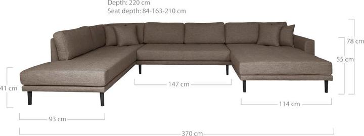 Produktbild House Nordic Lido (Ecksofa)