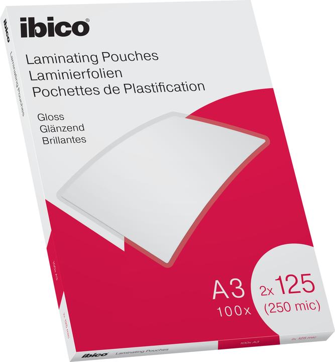 Ibico Sac laminé (A3, 100 pièce(s), 125 µm)
