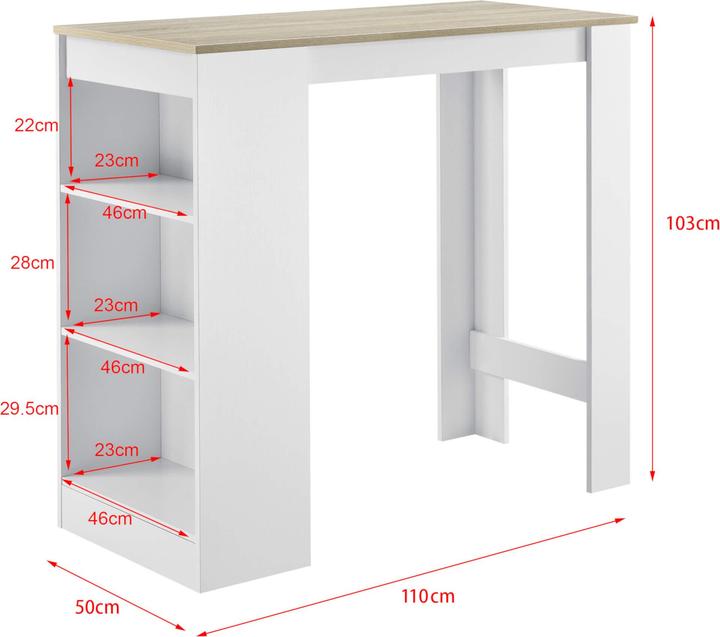 Image du produit En.Casa Kouvola (110 x 50 x 103 cm)