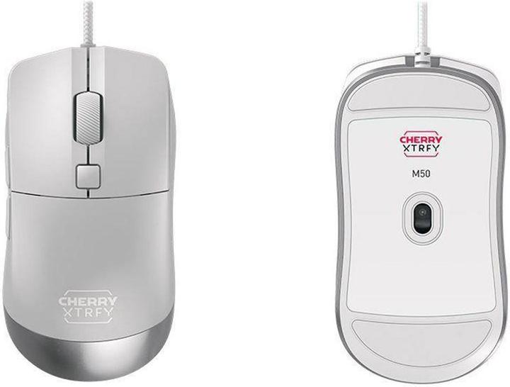 Produktbild CHERRY xtrfy M50 White Wired Mouse (Kabelgebunden)