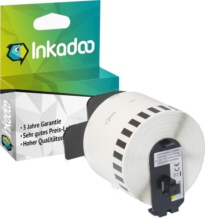 Inkadoo Etikett Kompatibel mit Brother P-Touch QL 700
