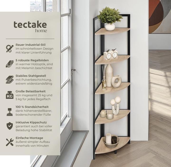 Immagine prodotto tectake Castlebar (30 x 30 x 150 cm)