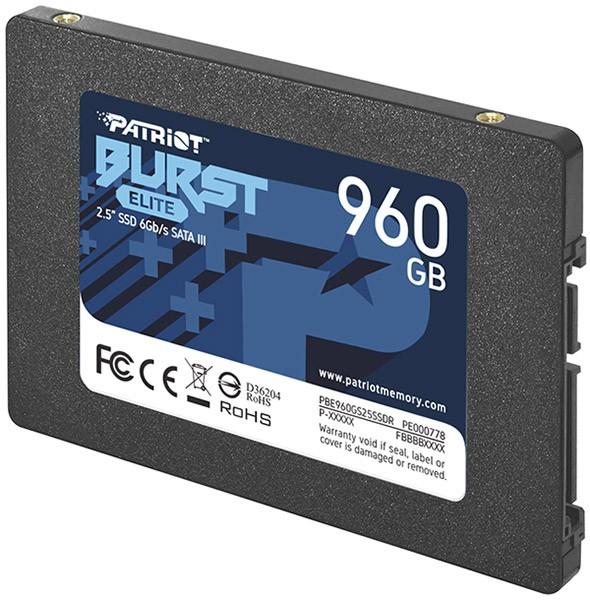 Produktbild Patriot Burst Elite - 960 GB SSD - intern - 2.5" (6.4 cm) (960 GB, 2.5")