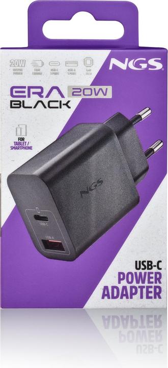 Productafbeelding NGS ERA 20W BLACK (20 W, 2 ports)